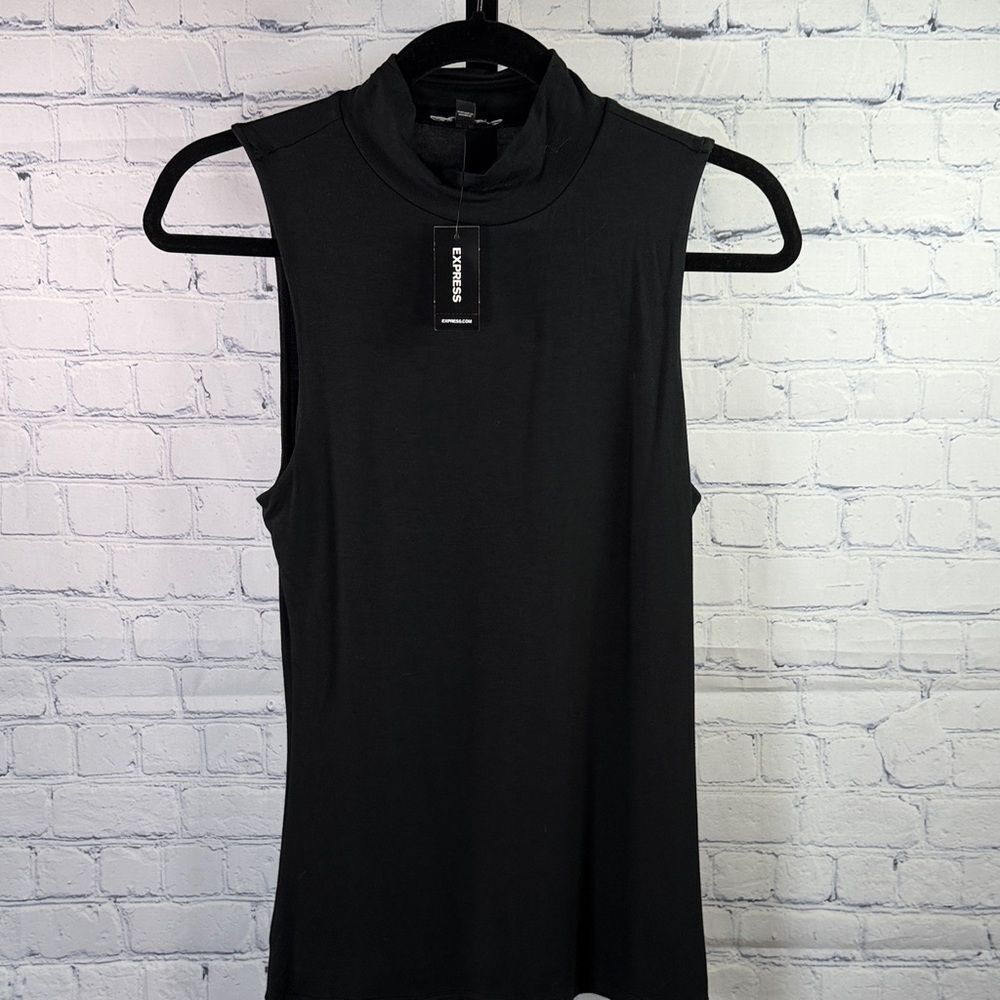 Express Sleeveless Black Tank Top